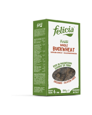 FELICIA Espirales de Trigo Sarraceno 100% Ecológico
